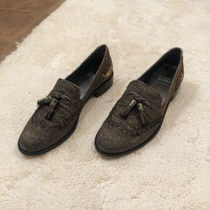 Stuart Weitzman Glitter Flats